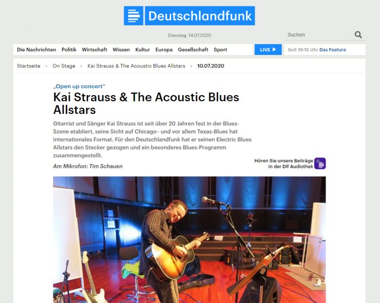 DLF Radio Concert Kai Strauss